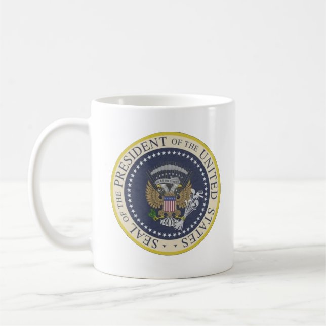 fake presidential seal mug (Left)