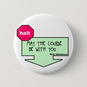 Fake Rally Sign 2 Inch Round Button