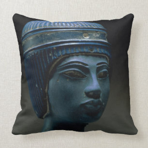 Fake royal head, originally thought to be Tutankha Throw Pillow