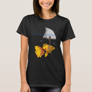 Fake Shark Goldfish Fish T-Shirt