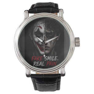 “Fake Smile, Real Pain: The Truth Behind Man Watch