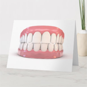 Fake Teeth Set  Card