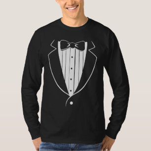 Fake Tuxedo White   Halloween Costume T-Shirt