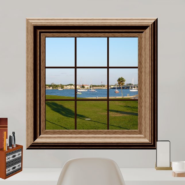 Fake Window Poster Voiliers St Augustine Floride (Créateur téléchargé)