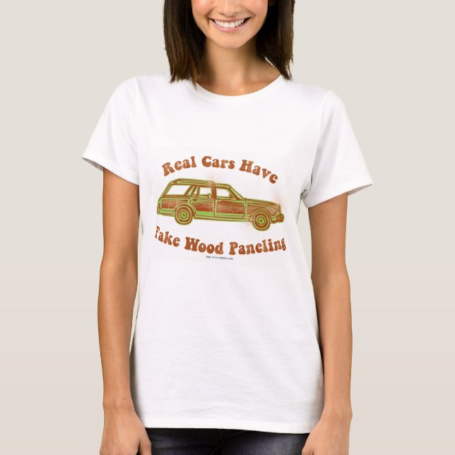 Fake Wood Panelling T-Shirt (Front)
