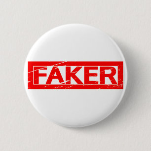 Faker Stamp 2 Inch Round Button