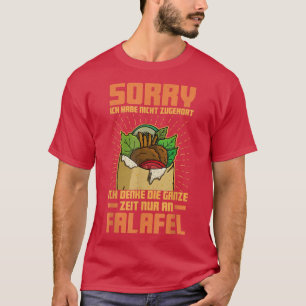 falafel beans arabic cuisine egypt vegan vacation  T-Shirt