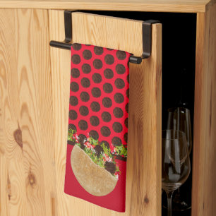 Falafel Sandwiches Kitchen Towel