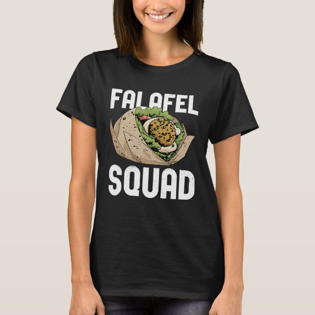 Falafel Squad Levantine Food Hummus T-Shirt (Front)