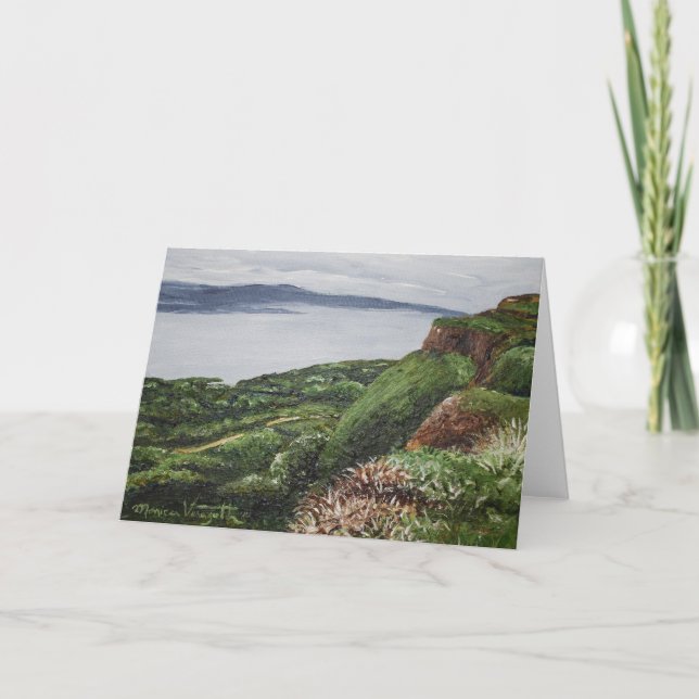 Falaises de carte de voeux de Magho (Devant)