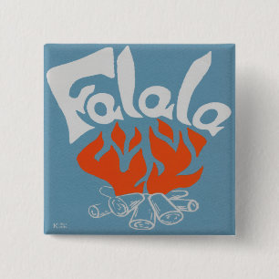 FaLaLa 2 Inch Square Button