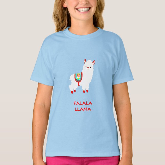 FaLaLa Llama Wooly Alpaca T-Shirt (Front)