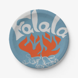 FaLaLa Paper Plate
