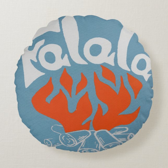 FaLaLa Round Pillow (Front)