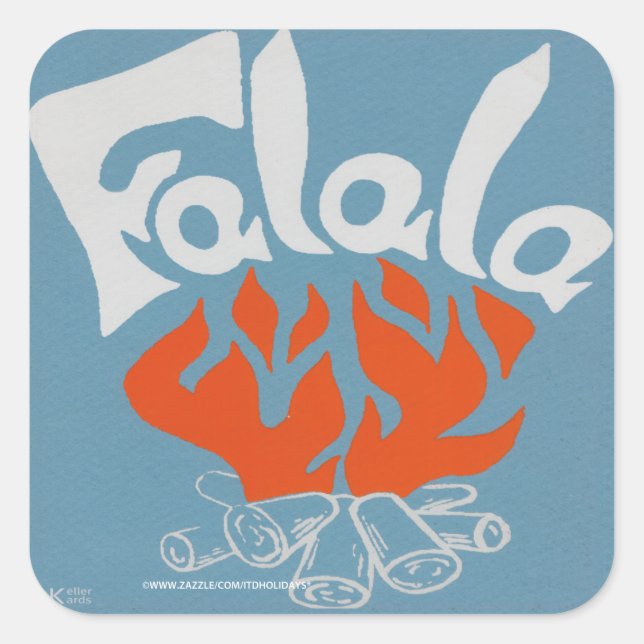 FaLaLa Square Sticker (Front)
