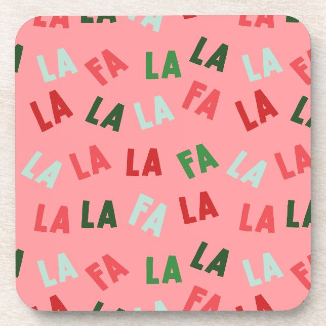 FaLaLaLa Christmas Coaster (Front)