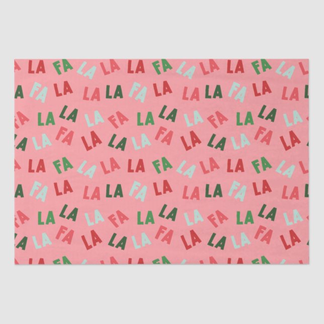 FaLaLaLa Christmas Tissue Paper (Front)
