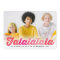 Falalalala Pink Ombre Script Fun Christmas Photo
