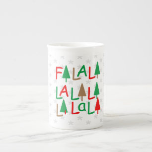 FaLaLaLaLa... Simple Red Green Specialty Mug