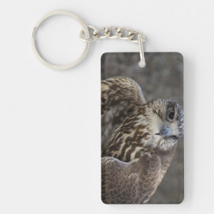 Falco cherrug keychain