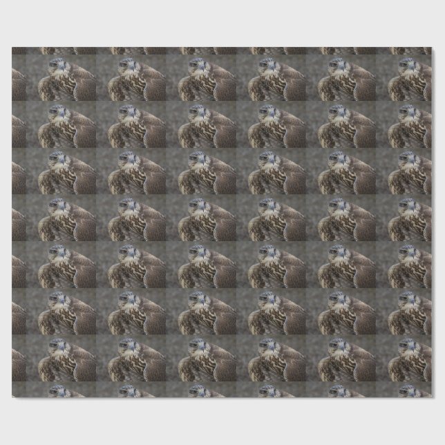 Falco cherrug wrapping paper (Flat)