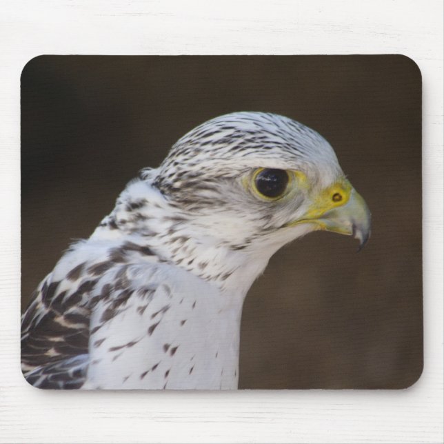 Falco rusticolus mouse pad (Front)