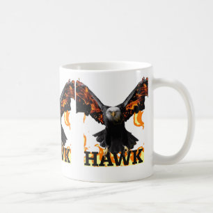 Falcon Art Mug – Bold Wildlife Bird of Prey Design