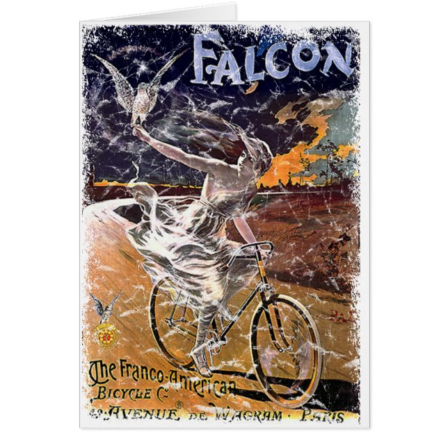 Falcon Bicycle - distressed (Front)