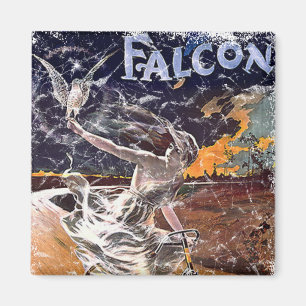 Falcon Bicycle - distressed Magnet