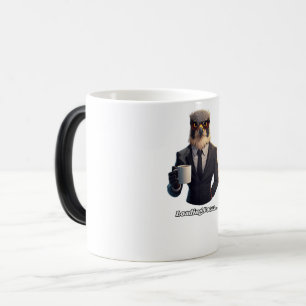 Falcon Businessman Loading Focus Coffee Magic Mug
