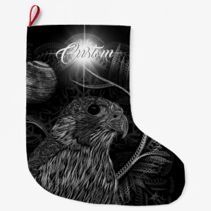 Falcon Full Moon Large Christmas Stocking