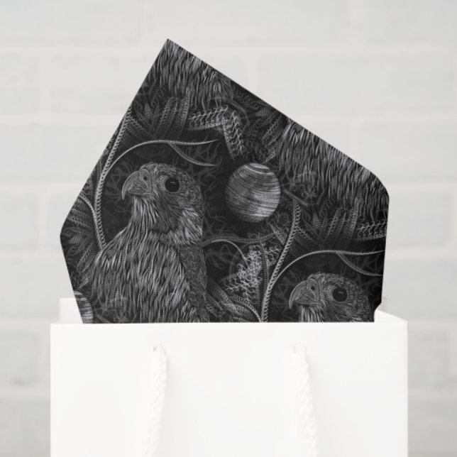 Falcon Full Moon Pattern Tissue Paper (Gift Bag)