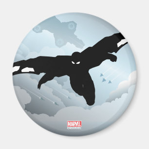 Falcon Heroic Silhouette Magnet