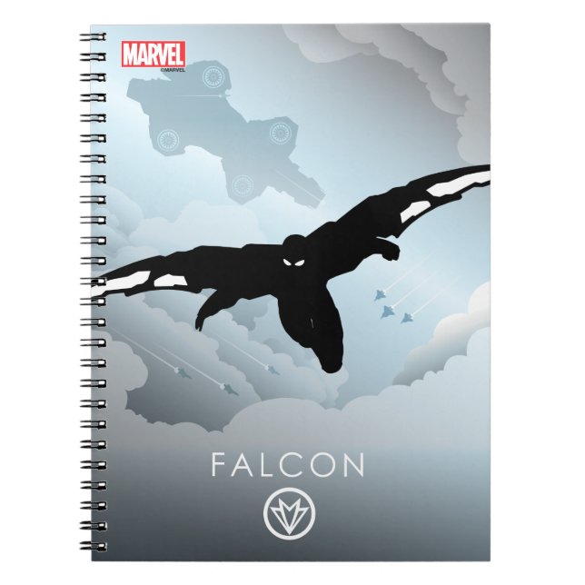 Falcon Heroic Silhouette Notebook (Front)