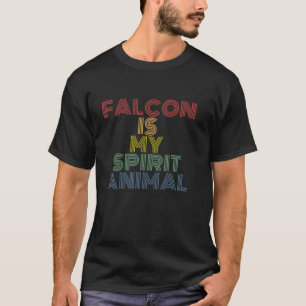 Falcon Is My Spirit Animal retro 70s vintage T-Shirt