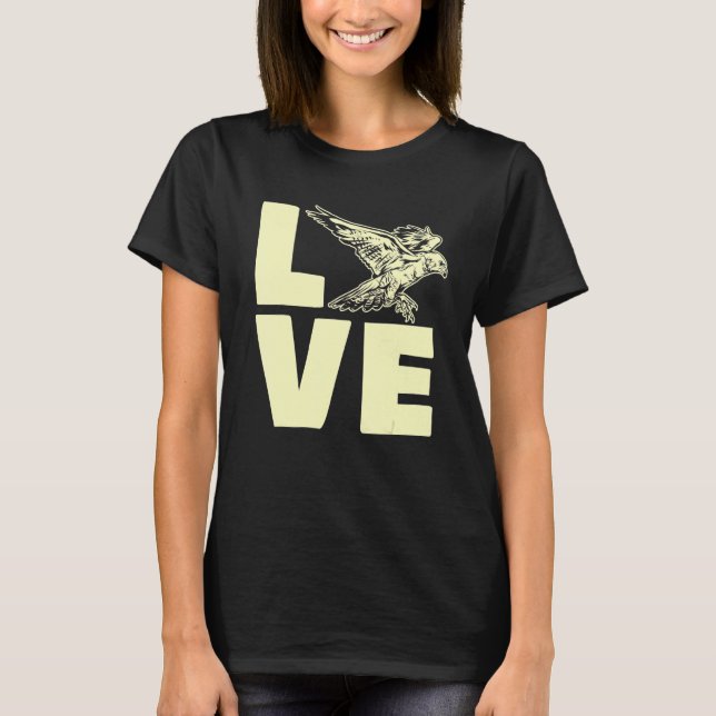 Falcon Lover Falconry T-Shirt (Front)