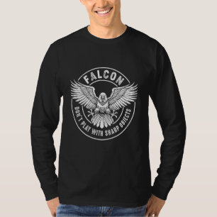 Falcon Sharp Objects Falconry Ornithologist Eagle T-Shirt