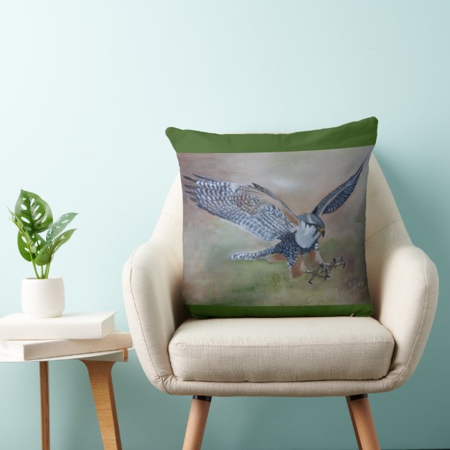 Falcon Throw Pillow (Chair)