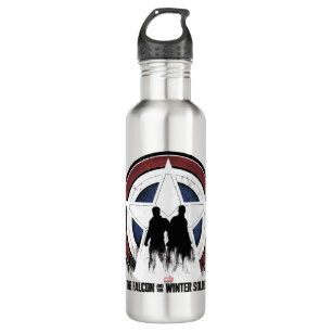 Falcon & Winter Soldier Shield Silhouettes 710 Ml Water Bottle