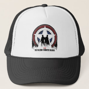Falcon & Winter Soldier Shield Silhouettes Trucker Hat
