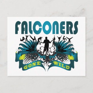 Falconers Gone Wild Postcard