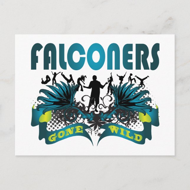 Falconers Gone Wild Postcard (Front)