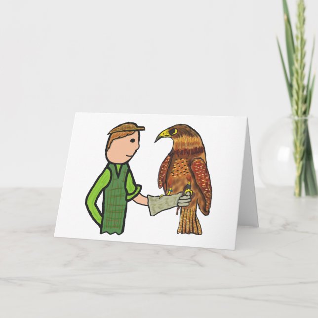Falconry Card (Front)