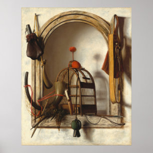 Falconry Gear, Christoffel Pierson Fine Art Poster