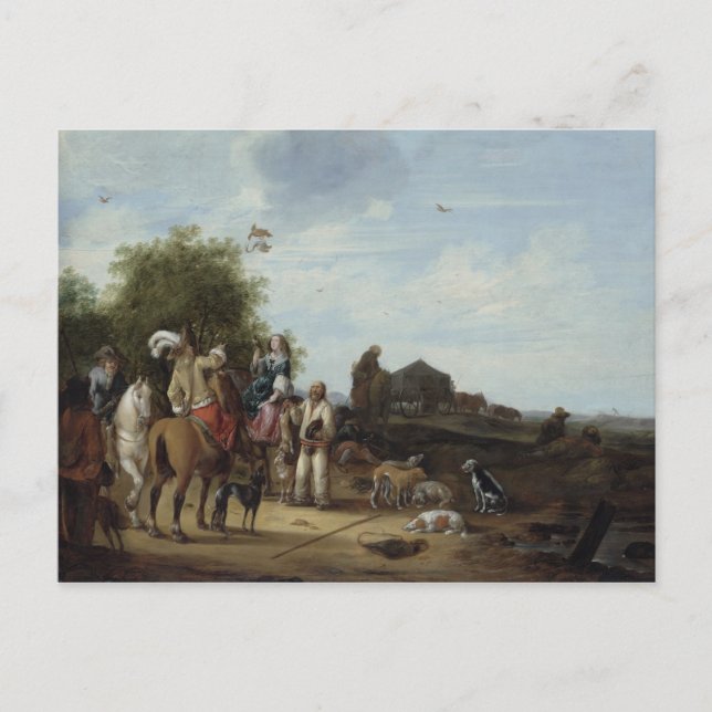Falconry Postcard (Front)