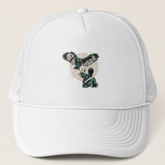 Falconry Trucker Hat (Front)