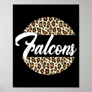 Falcons High School Mascot Sports Team Womens Poster