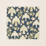 Falcons & Roses Pattern Navy Scarf<br><div class="desc">Check out this awesome patterned chiffon scarf. Customize it with a thread colour on the trim and check my shop for lots more patterns. If you'd like something custom please get in touch with me.</div>