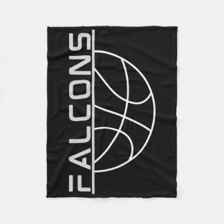 Falcons Sketll  Fleece Blanket