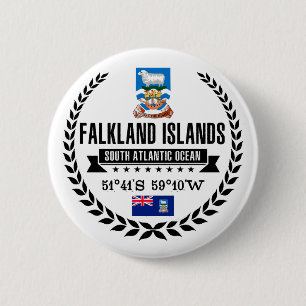 Falkland Islands 2 Inch Round Button